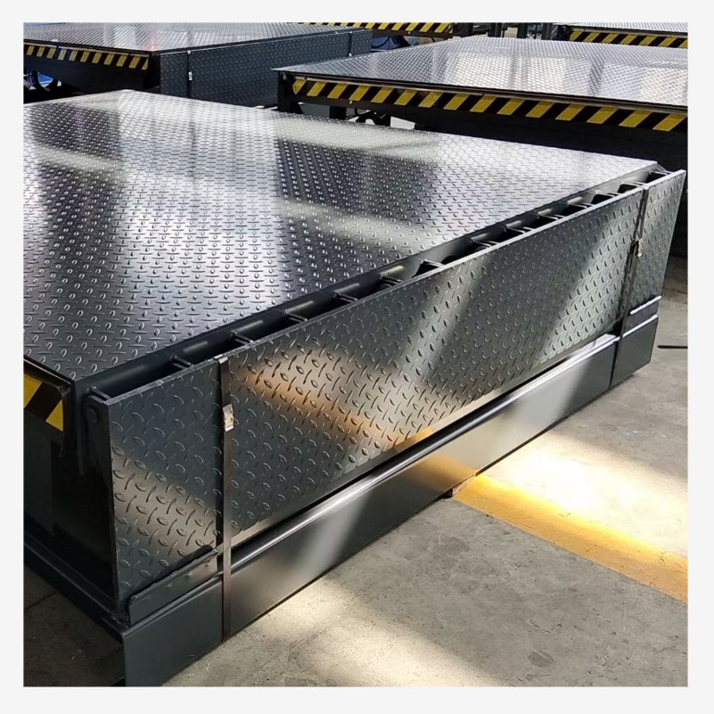 Customized 6-10t Hydraul Platform Load Dock Ramp Heavy Loading Ramp Warehouse Dock Leveller Restaurant Manufacturing Plant Use