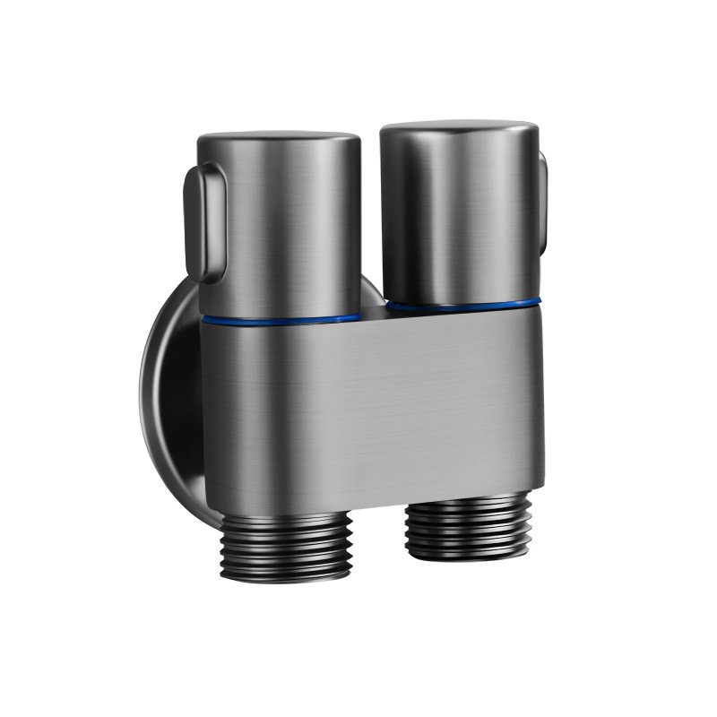 Stainless Steel Bidet toilet sprayer set handheld bidet sprayer toilet shower double outlet angle valve toilet accessories