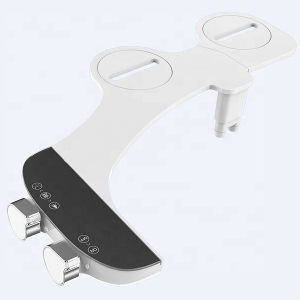 NZMAN Amezon Best Bidet Attachment, Non-Electric Dual Nozzle Bidet Toilet Attachment with Feminine Wash, Fresh Water Jet Spray
