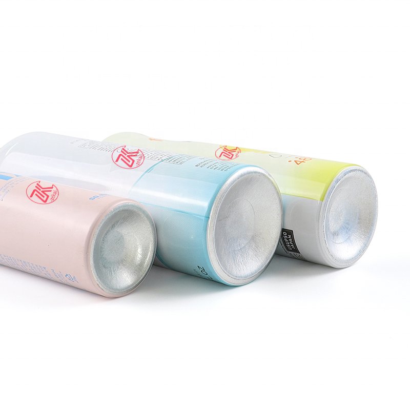 Aluminium Sunscreen Aerosol Spray Bottle Skin Care Can Sprayer 150ml 250ml 350ml