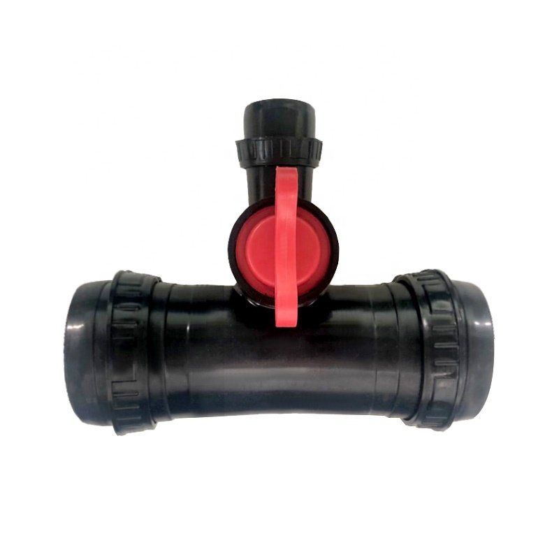layflat rain spray hose Micro Spray Tape Accessories and Fittings for Agriculture irrigation offtake valve