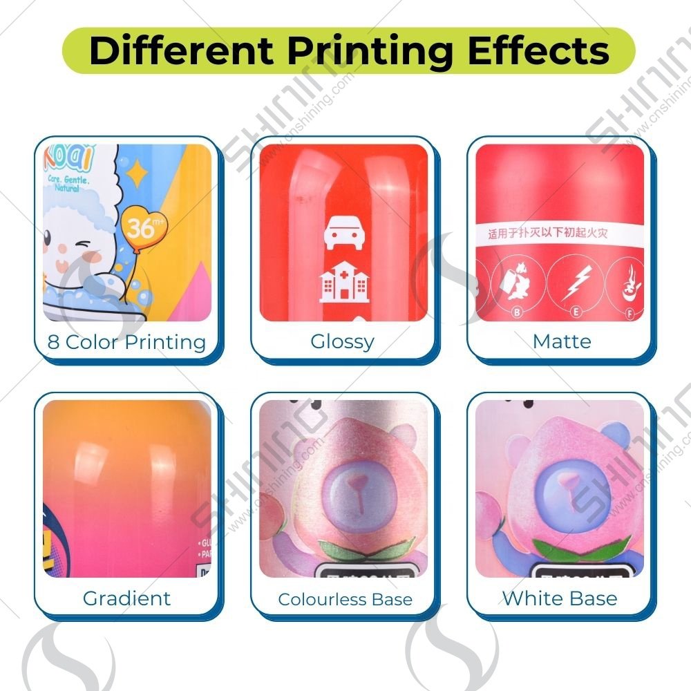 Competitive Full Printing Empty Aerosol Can Performance Enhancer with Cover 200ml 350ml 500ml Aluminum Aerosol Can Valve