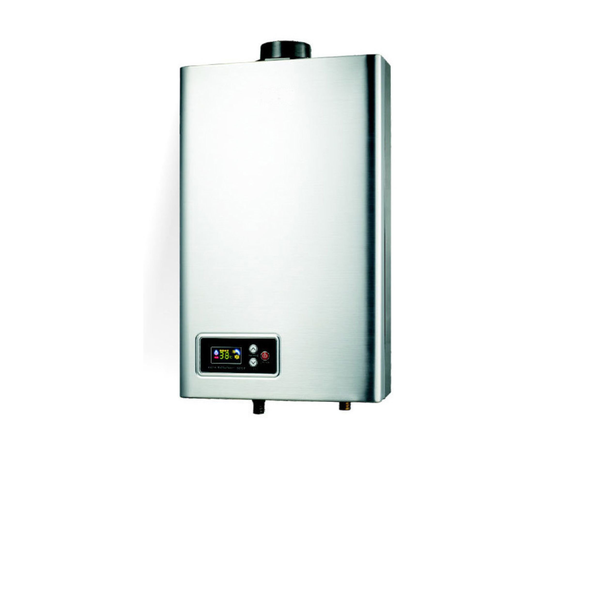 Kitchen appliance spray coating white body lpg natural gas open flue type CKD instant hot water heater gas