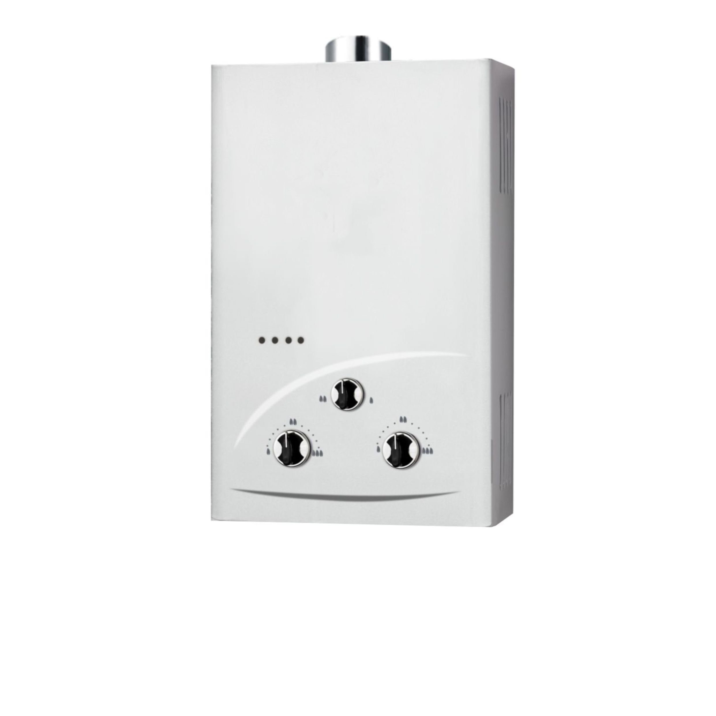 Kitchen appliance spray coating white body lpg natural gas open flue type CKD instant hot water heater gas