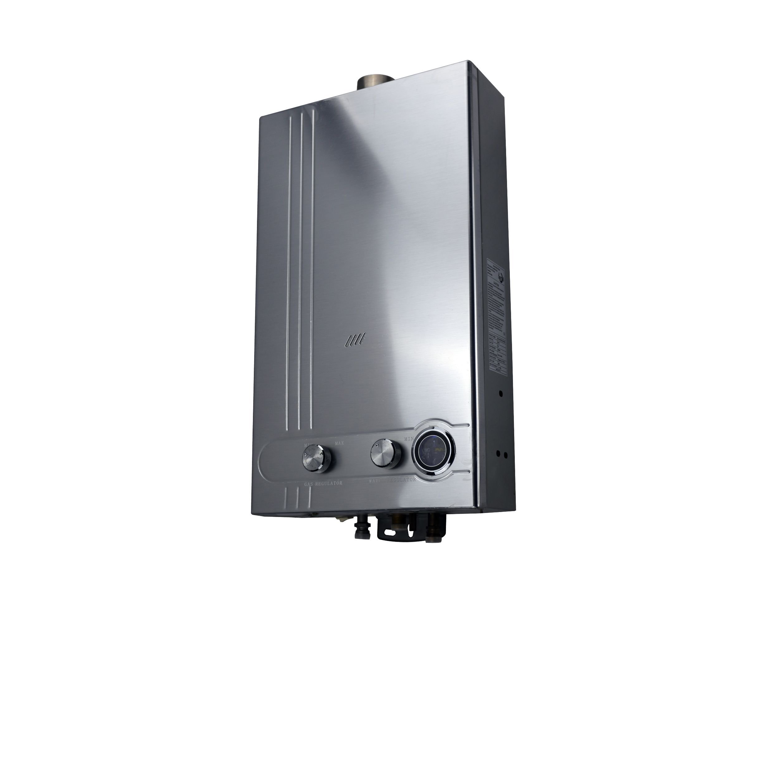 Kitchen appliance spray coating white body lpg natural gas open flue type CKD instant hot water heater gas