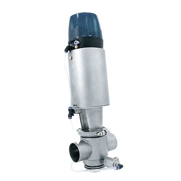 Sanitary Pneumatic 3 Ways Divert Valves Diversion Control Valve