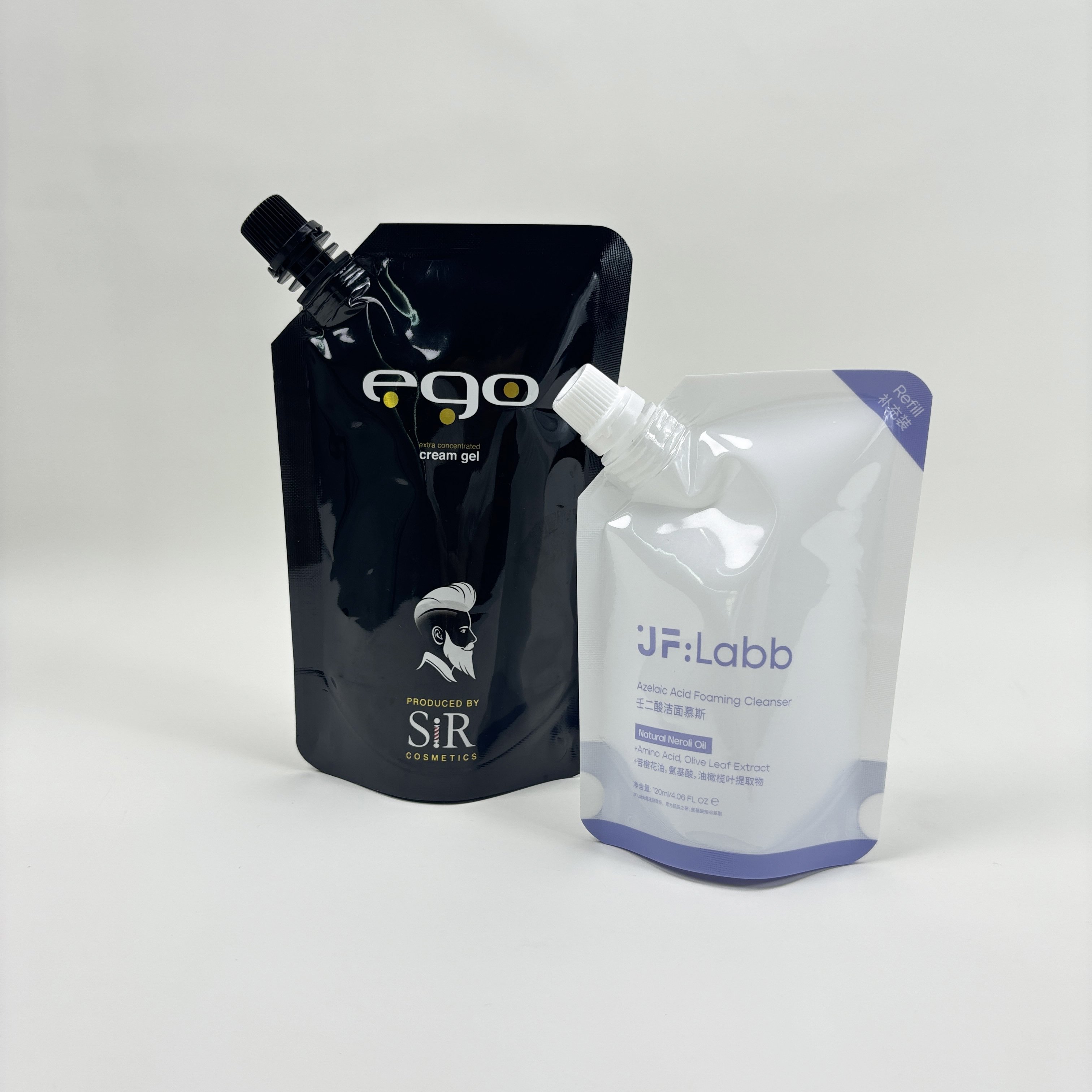 300ml spray cool liquid water pouch shampoo laundry detergent refill hair care product lotion packaging stand up spout pouch