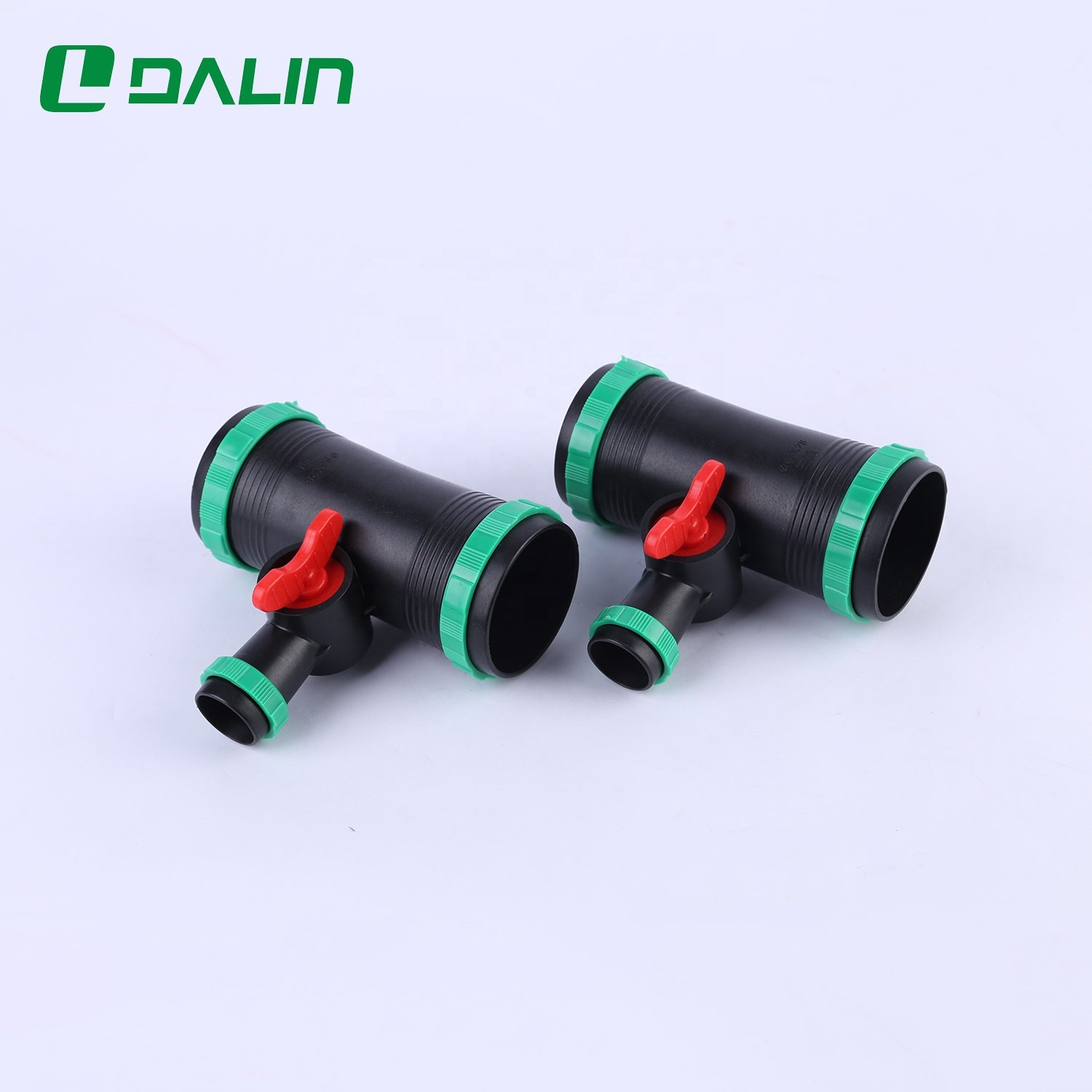 Factory Price Irrigation Connector 63*28mm Tee Valve Irrigation Valve For Spray Hose