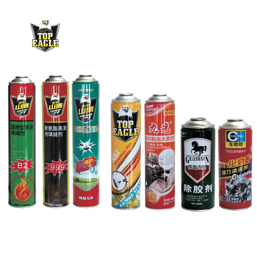 Manufacturer Supplier Custom Color Tinplate Aluminum Monoblock Aerosol Cans