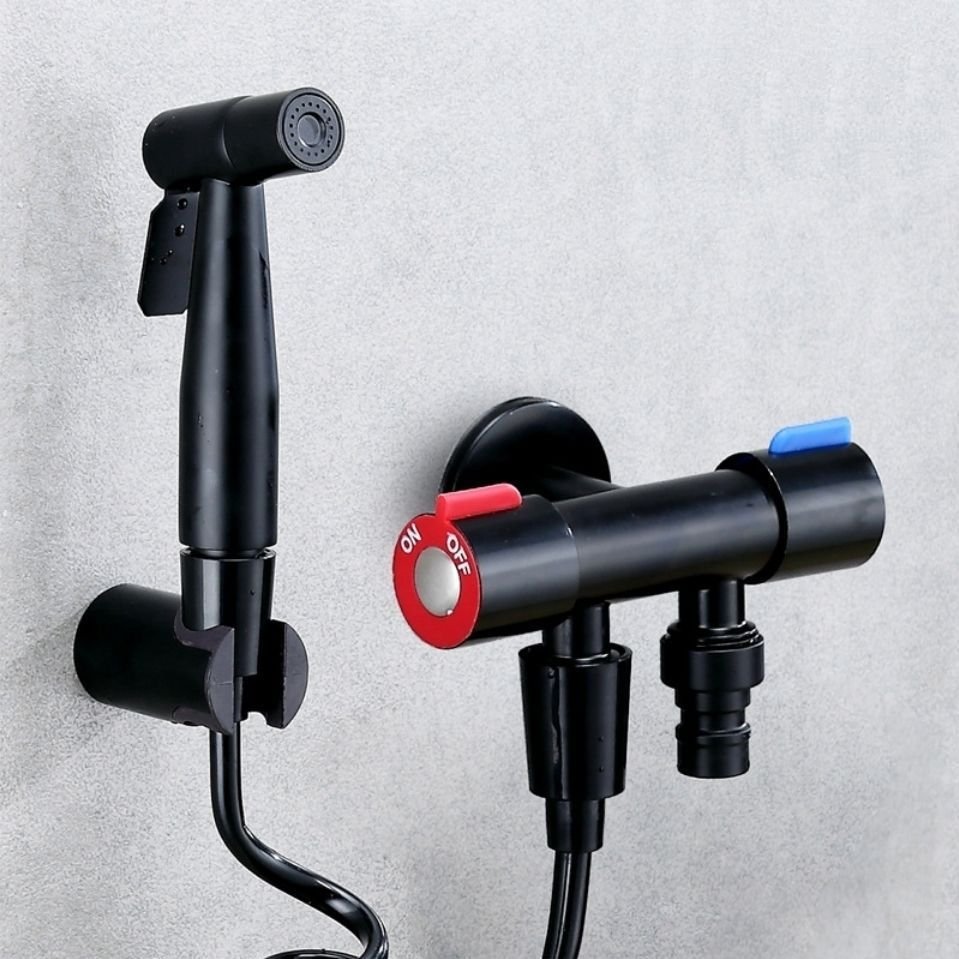 Hand Toilet Bidet Sprayer Gun Holder 304 Stainless Steel Handheld Bidet Faucet Home Bathroom Shower Hose Self Cleaning