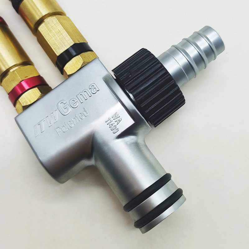 391530 Powder Transfer Pumps OptiFlow powder Pump Powder Injector IG02 With Air Check Valve Unit And Quick Release Coupling