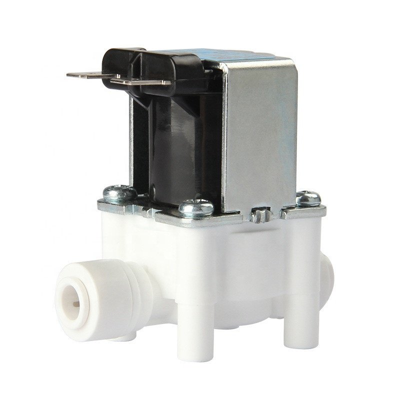 12v 24v Dc Plastic Solenoid Valve 1/4'' 3/4'' 1/2'' For Ro Water Purifier Dispenser Heater Dishwasher Washing Machine Valve