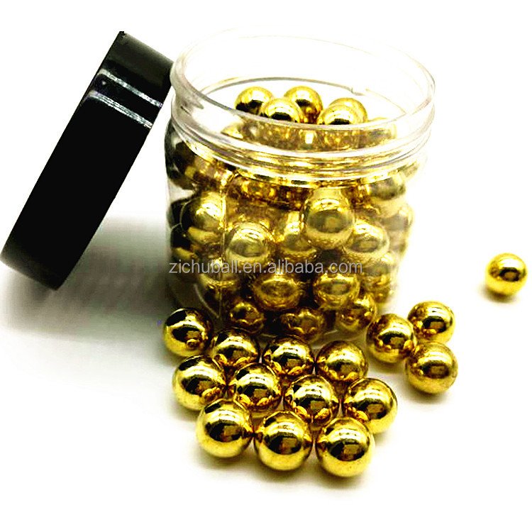 Solid brass ball 0.5mm-50mm can be punched and made into various specifications of copper beads