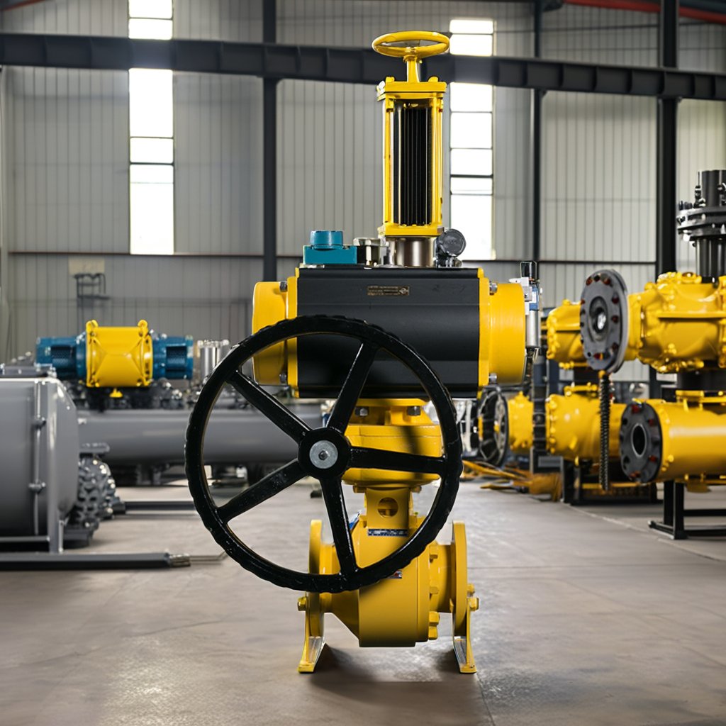 Spraying Coal Powder High Hardness Wear-Resistant Manual Turbine Drive Ball Valve