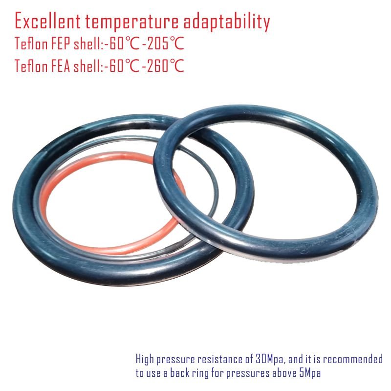 PTFE coated Silicone O-ring Seals