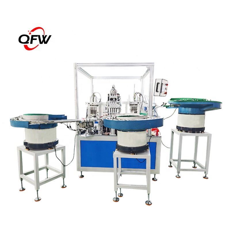QFW Factory Price Gasket.Ball Seat Full Automatic Assembly Equipment Plastic Trigger Sprayer Assembly Machine