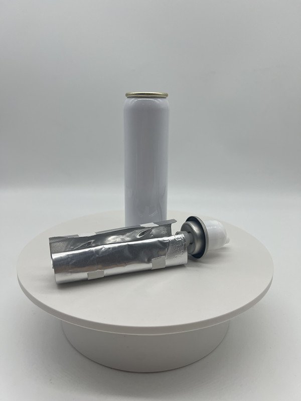 Wholesale 10Ml 15Ml 20Ml 50Ml 100Ml Silver Black Offset CMYK Print BOV bag gas filling dispenser aluminum tin male valvebottle