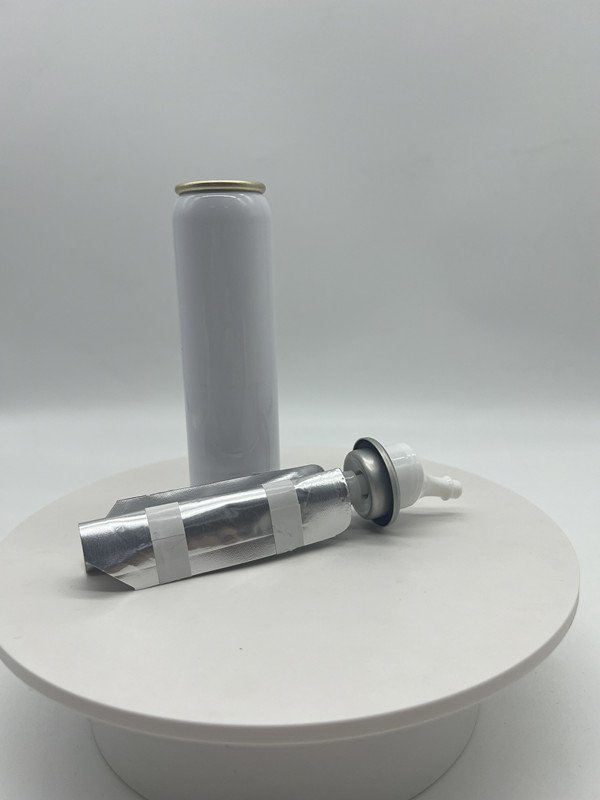 Wholesale 10Ml 15Ml 20Ml 50Ml 100Ml Silver Black Offset CMYK Print BOV bag gas filling dispenser aluminum tin male valvebottle