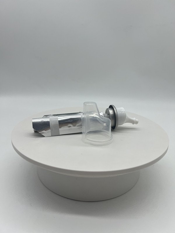 Wholesale 10Ml 15Ml 20Ml 50Ml 100Ml Silver Black Offset CMYK Print BOV bag gas filling dispenser aluminum tin male valvebottle
