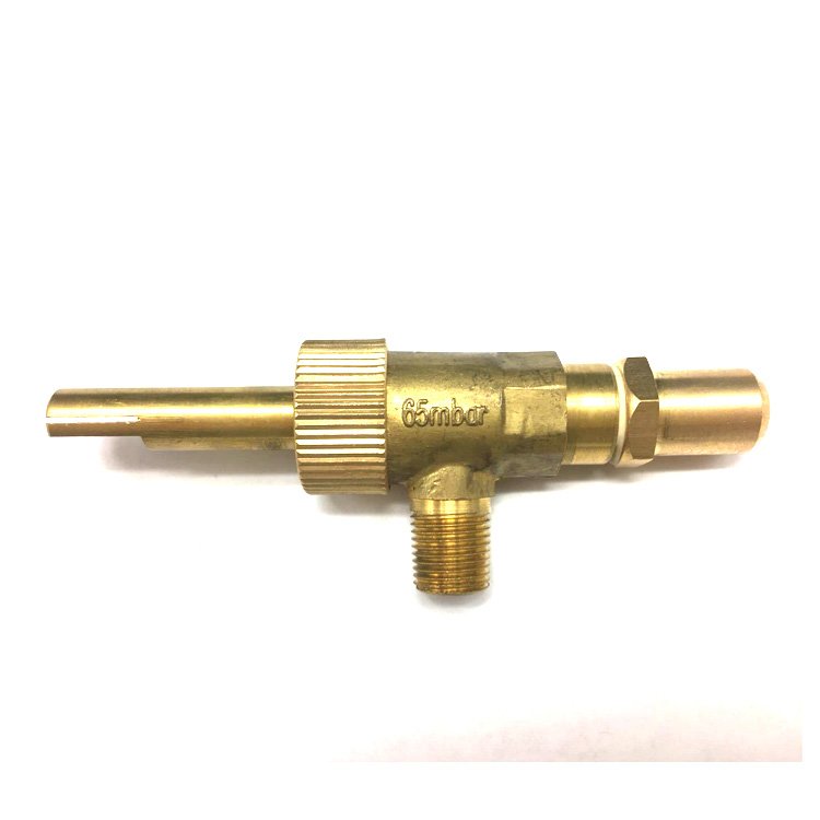 QS 157B gas cooker burner parts-single spray brass gas valve