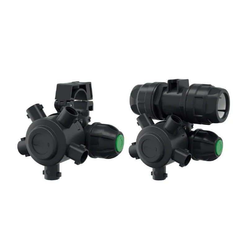 SEFREA Pvc Double 3 Way T Shape Valve Pvc True Union ARAG Ball Valve Spraying Distributing Part Boom Sprayer Accessories