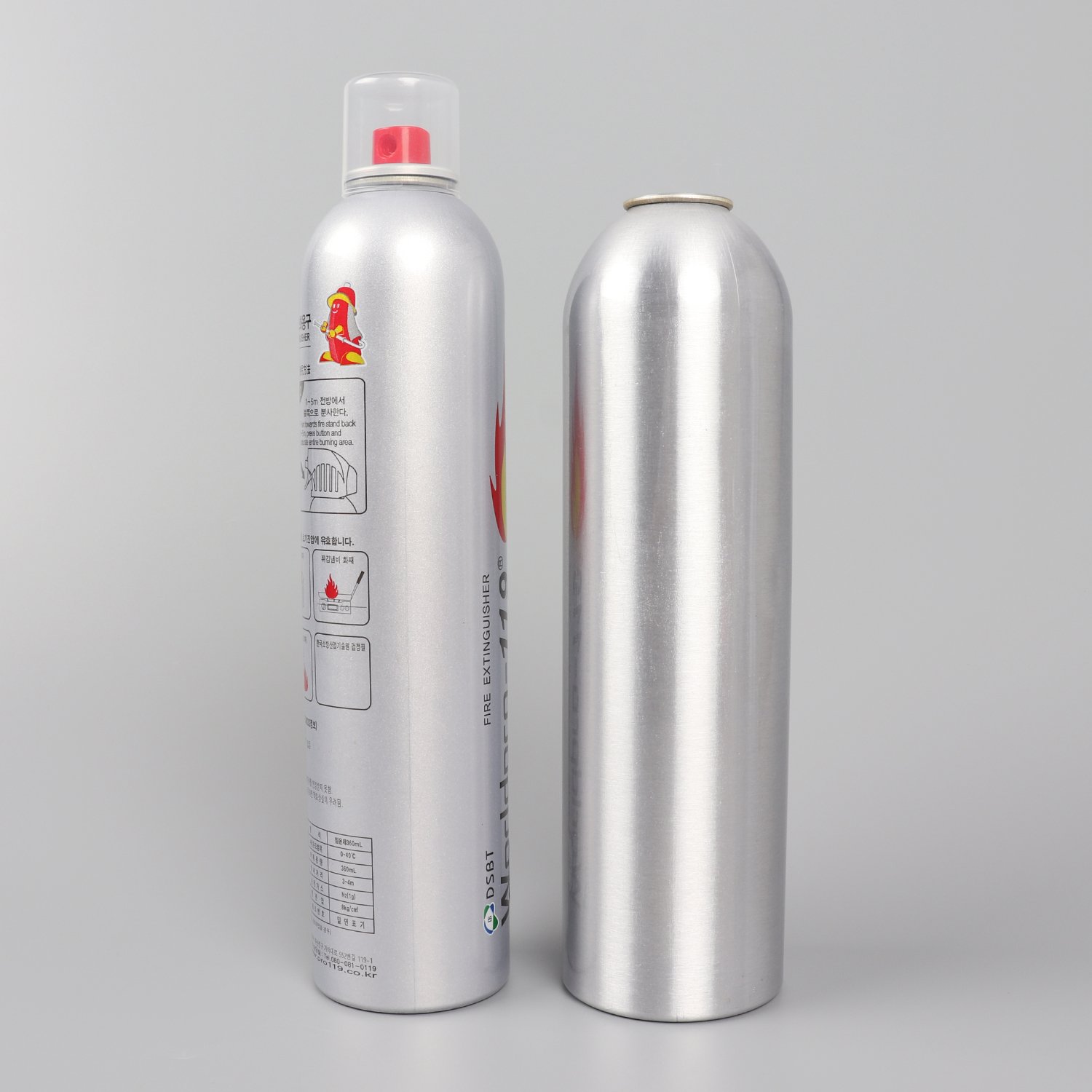 High quality hot sale aluminum aerosol can with valve and actuators manufacturer