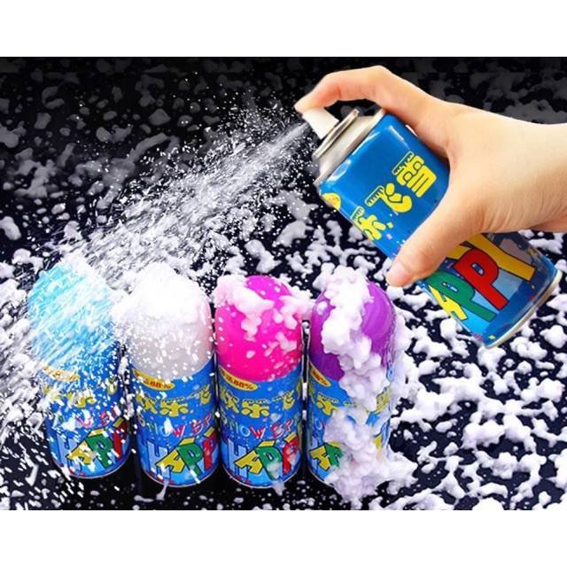2024 Hot sale Valve and Actuator for Christmas Party Snow Spray Empty Aerosol Tin Can Metal Cylinder