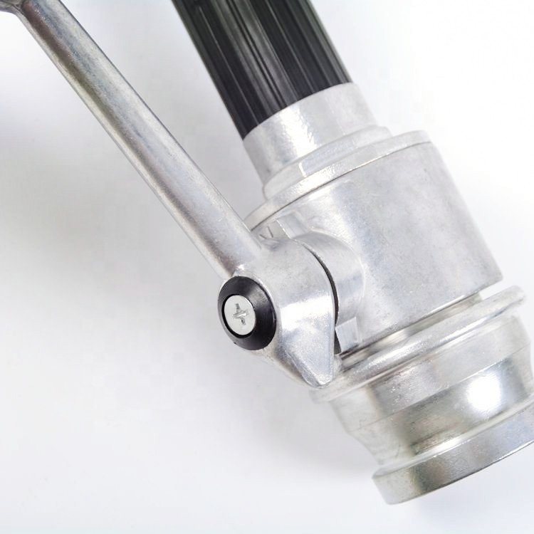 2.5 Inch Jet/Spray Aluminum Alloy Fire Nozzle with Control Valve for Water Fire Hose Nozzle Fire Fighting Tool
