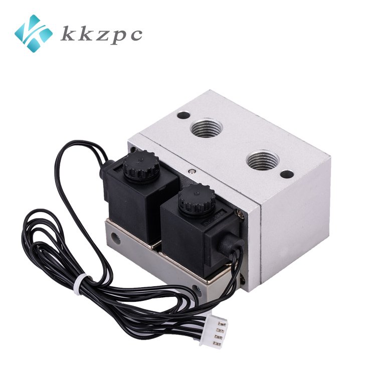 oxygen generator solenoid 4 way 2 position G1/4"12V 24VDC control valve for oxygen diaphragm solenoid valve 5L 10L