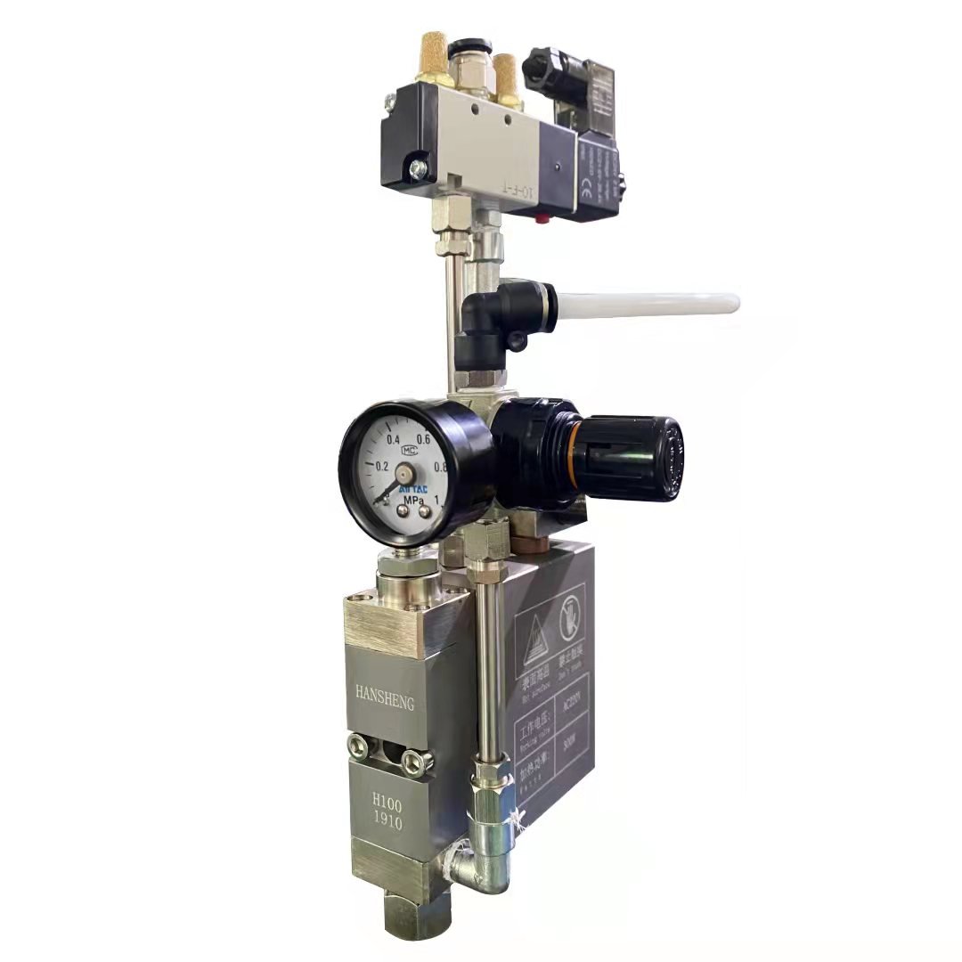 hot-melt glue spray valve