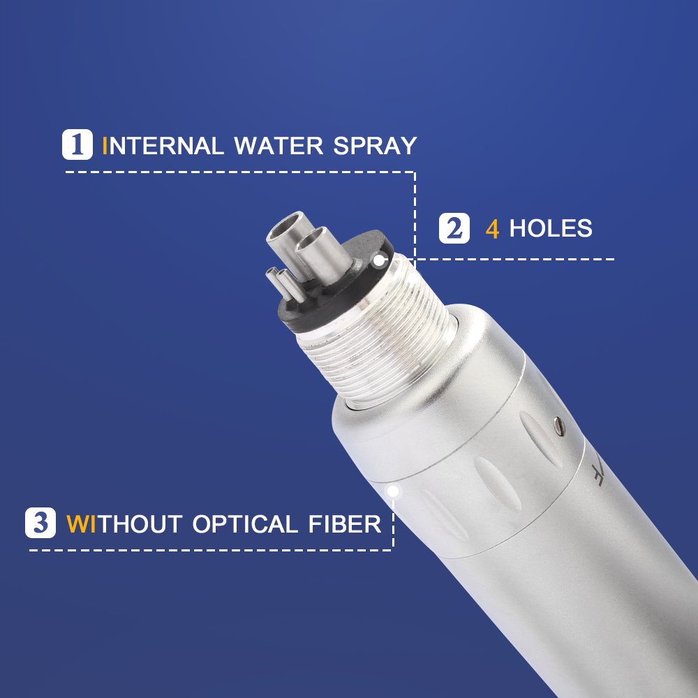 M205-M4 dental laboratory stainless steel body inner water spray 4 hole air motor low speed handpiece dental drill dentistry