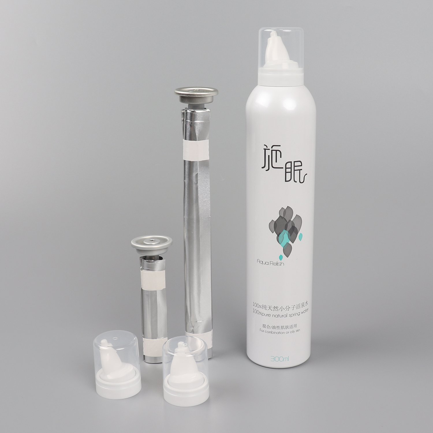 Custom Logo Aerosol Aluminum Can with BOV Valve Bag for Medicine Spray