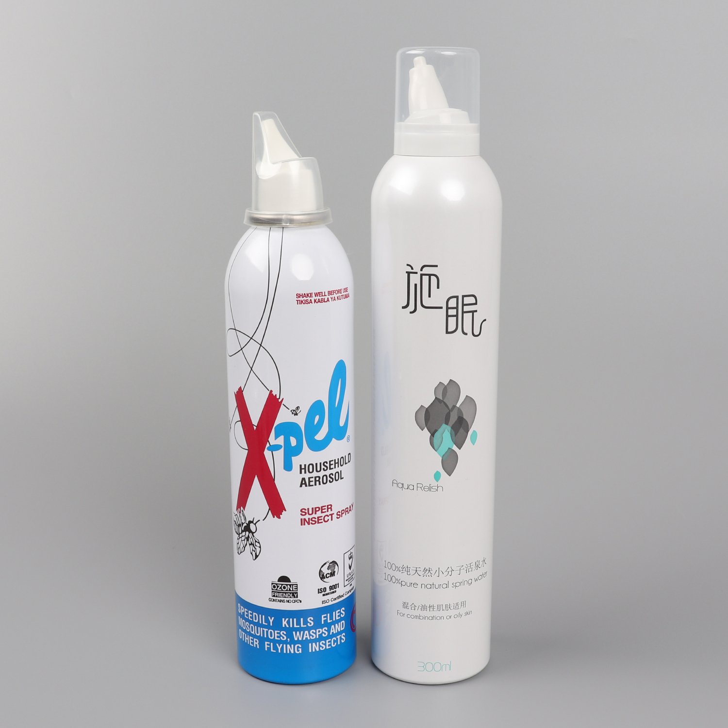 Custom Logo Aerosol Aluminum Can with BOV Valve Bag for Medicine Spray