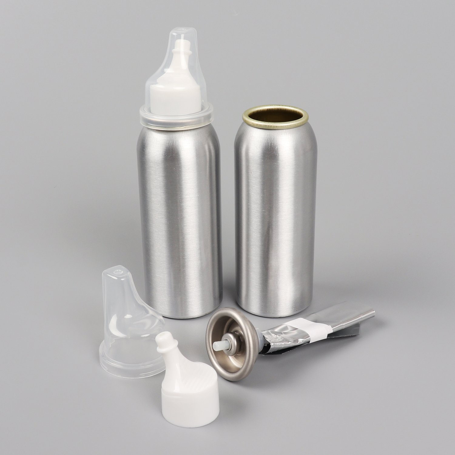 Custom Logo Aerosol Aluminum Can with BOV Valve Bag for Medicine Spray