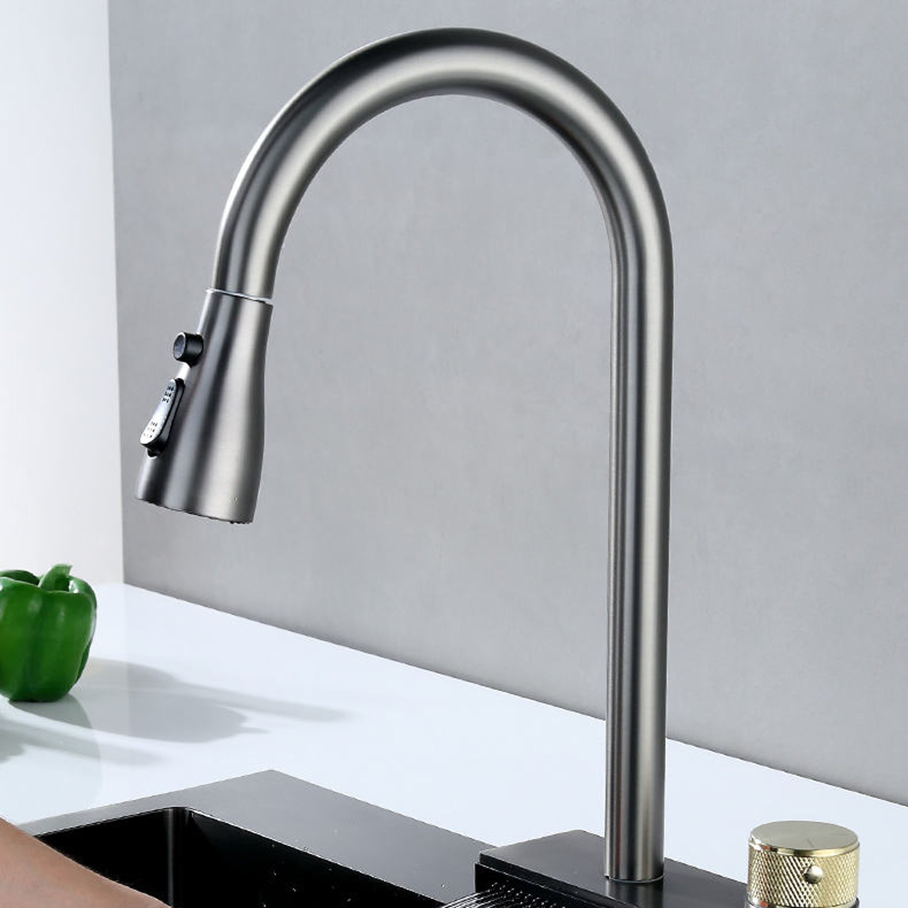 Modern household kitchen waterfall sink faucet Multifunctional waterfall sink installed kitchen sink faucet
