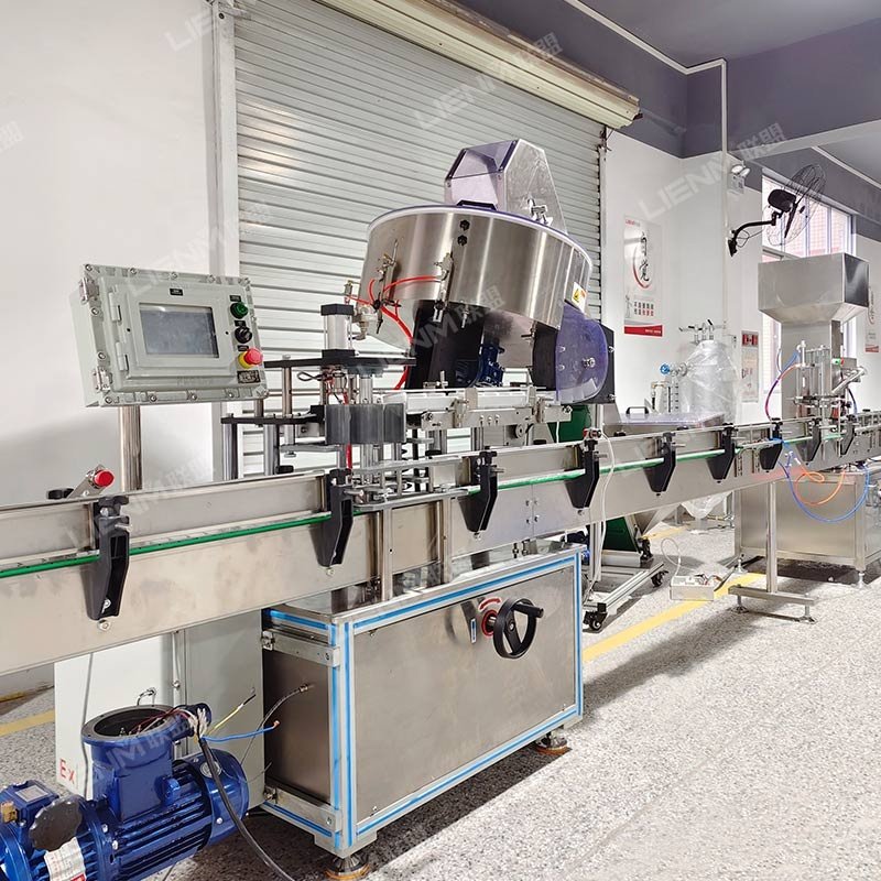Automatic Air Freshener Filling Sealing Machine Spray Paint Aerosol Can Filling Line BOV Aerosol Gas Filling Machine