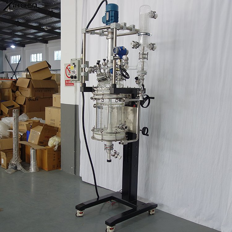 Continuous Ethanol Recovery Equipment Stainless Steel Decarboxylation Reactor with Condenser Heater and Chiller