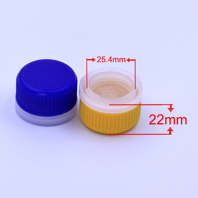 25.4mm 32mm plastic aerosol lids closure for aerosol tin can custom aerosol spray can plastic under cap filling valve
