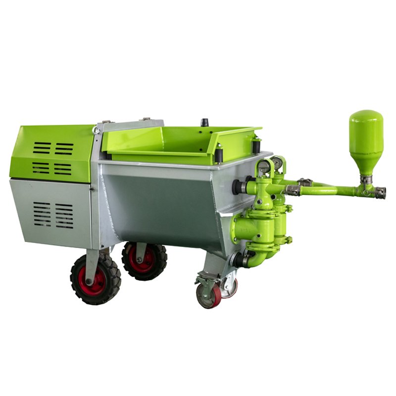 Professional cement plastering machine diesel sand mortar spraying machine supply rendering machine wall plastering