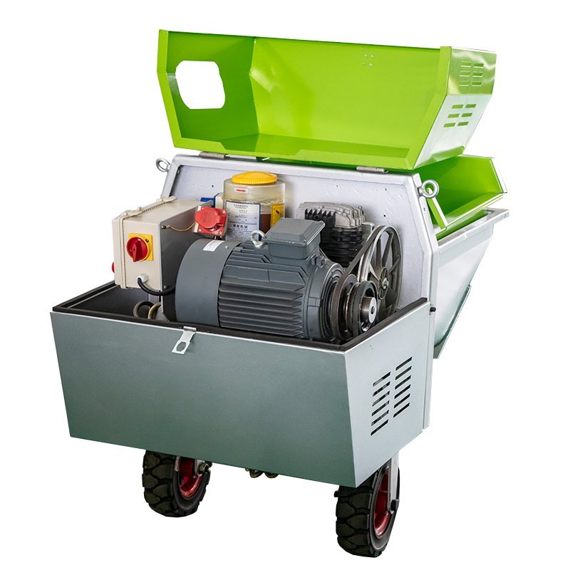 Professional cement plastering machine diesel sand mortar spraying machine supply rendering machine wall plastering