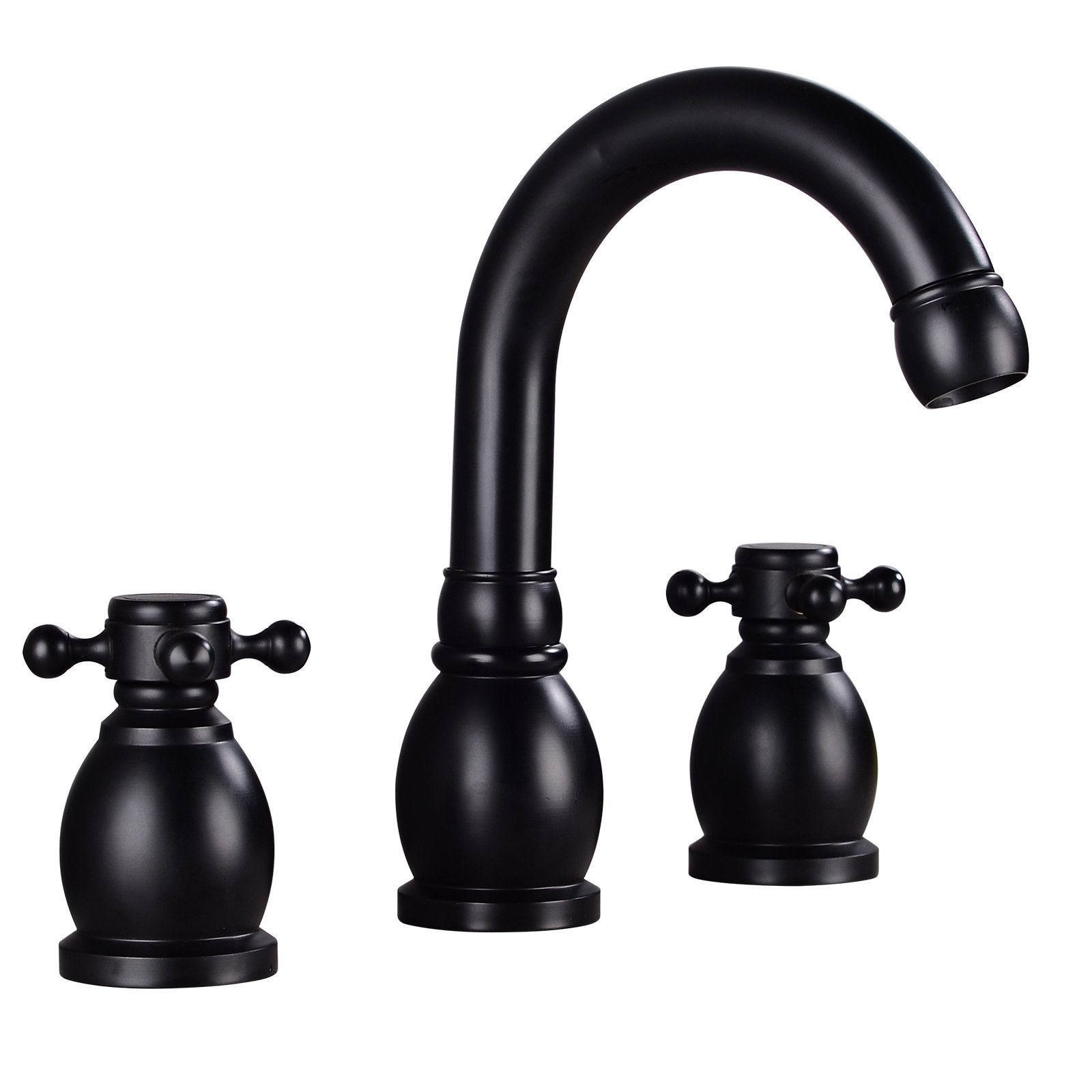 French Retro All-Copper Three-Hole Hot Cold Toilet Basin Faucet Modern Design Single Handle Ceramic Valve Core Home Bathroom Use