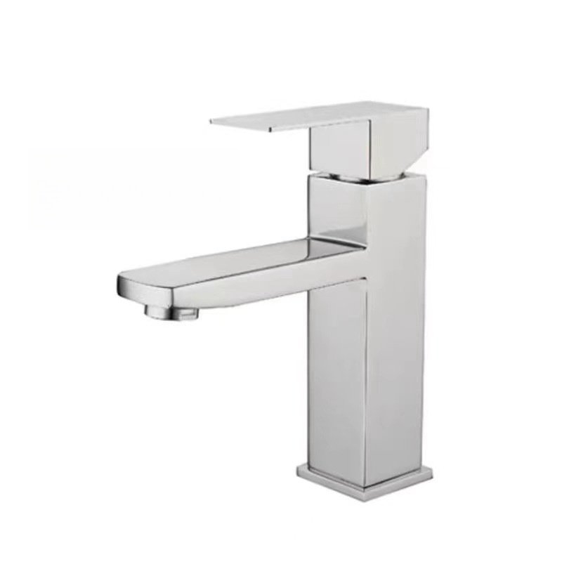 304 stainless steel four-way washbasin faucet wide-mouth waterfall faucet bathroom washbasin hot and cold water