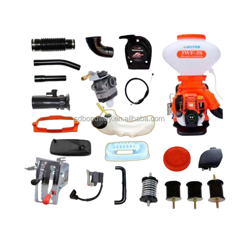 Agricultural backpack Motorized mist duster parts Oil tank and water switch valve air filter mist blower sprayer switch
