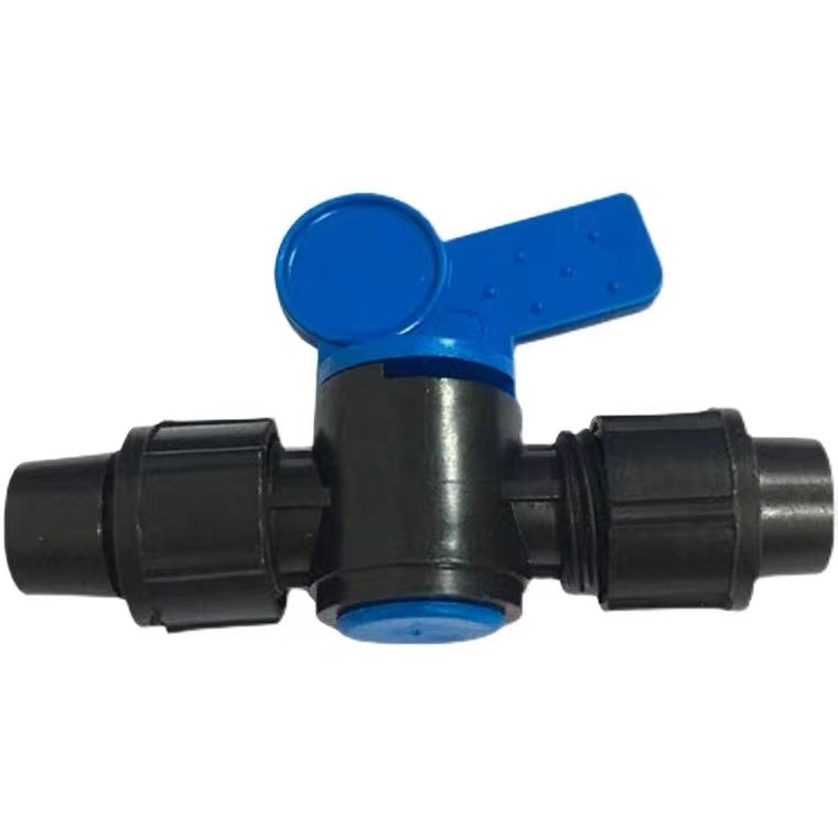 Weifang lixin Rain Irrigation system micro-spray belt rain hose connection bypass valve irrigation tape connector