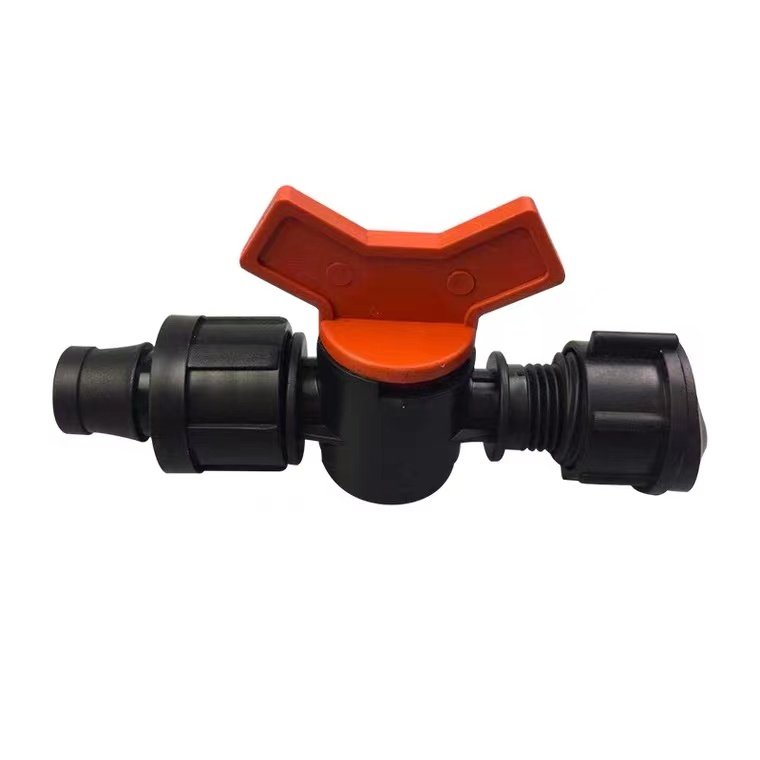 Weifang lixin Rain Irrigation system micro-spray belt rain hose connection bypass valve irrigation tape connector