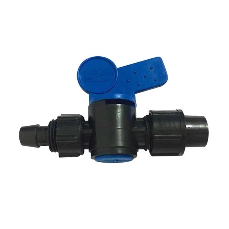 Weifang lixin Rain Irrigation system micro-spray belt rain hose connection bypass valve irrigation tape connector