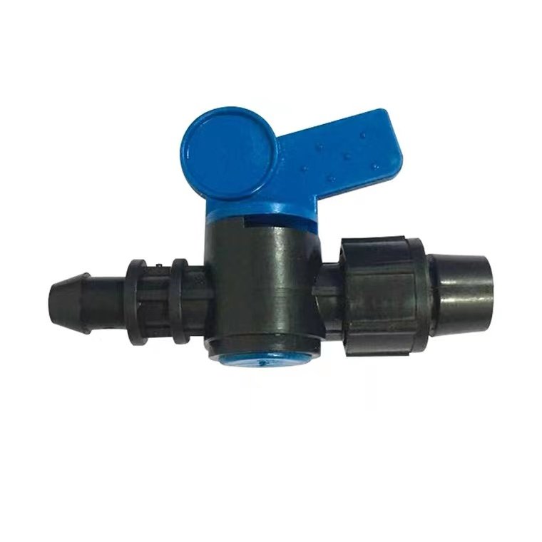 Weifang lixin Rain Irrigation system micro-spray belt rain hose connection bypass valve irrigation tape connector