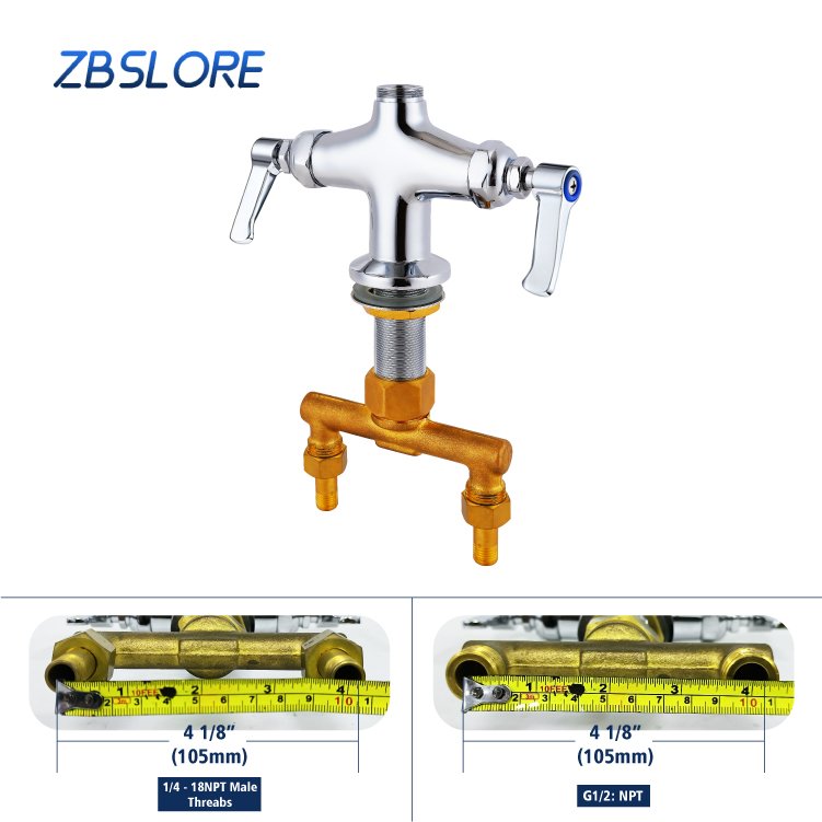 Commercial Pull-down Faucet Pre-rinse Spray Valve Watermark With Add On Faucet