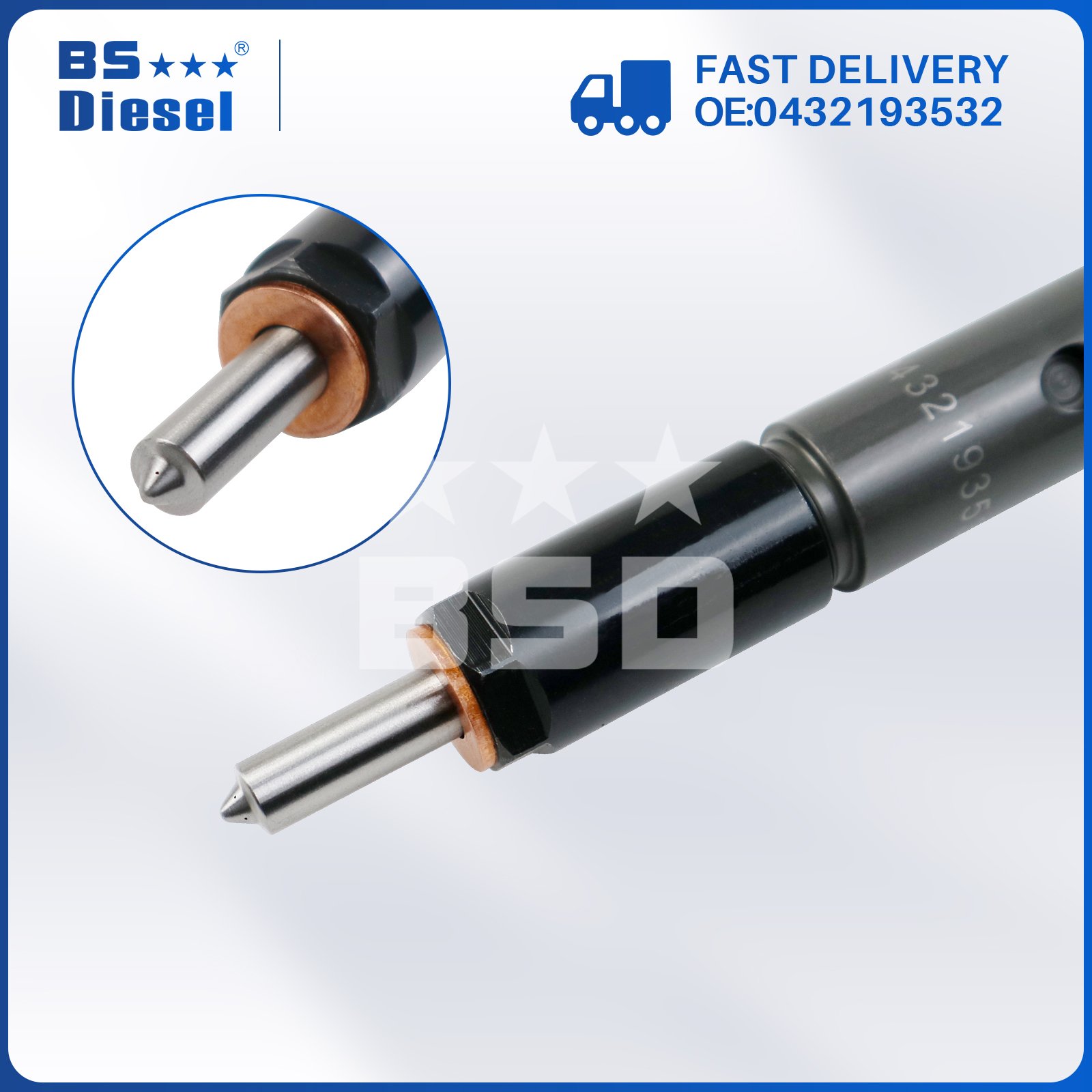 Wholesale Price Injection Valves Diesel Fuel Injector Nozzle 0432193532 For Ford Ranger Diesel 2.8L 2001-2006