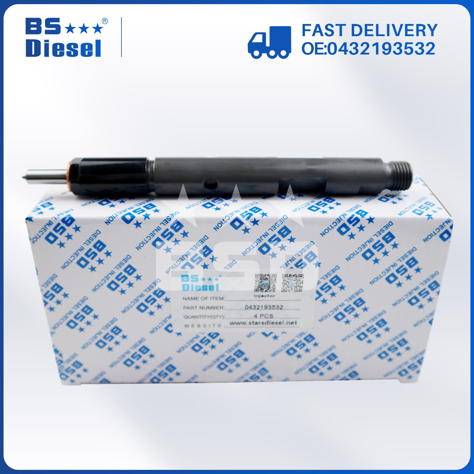Wholesale Price Injection Valves Diesel Fuel Injector Nozzle 0432193532 For Ford Ranger Diesel 2.8L 2001-2006